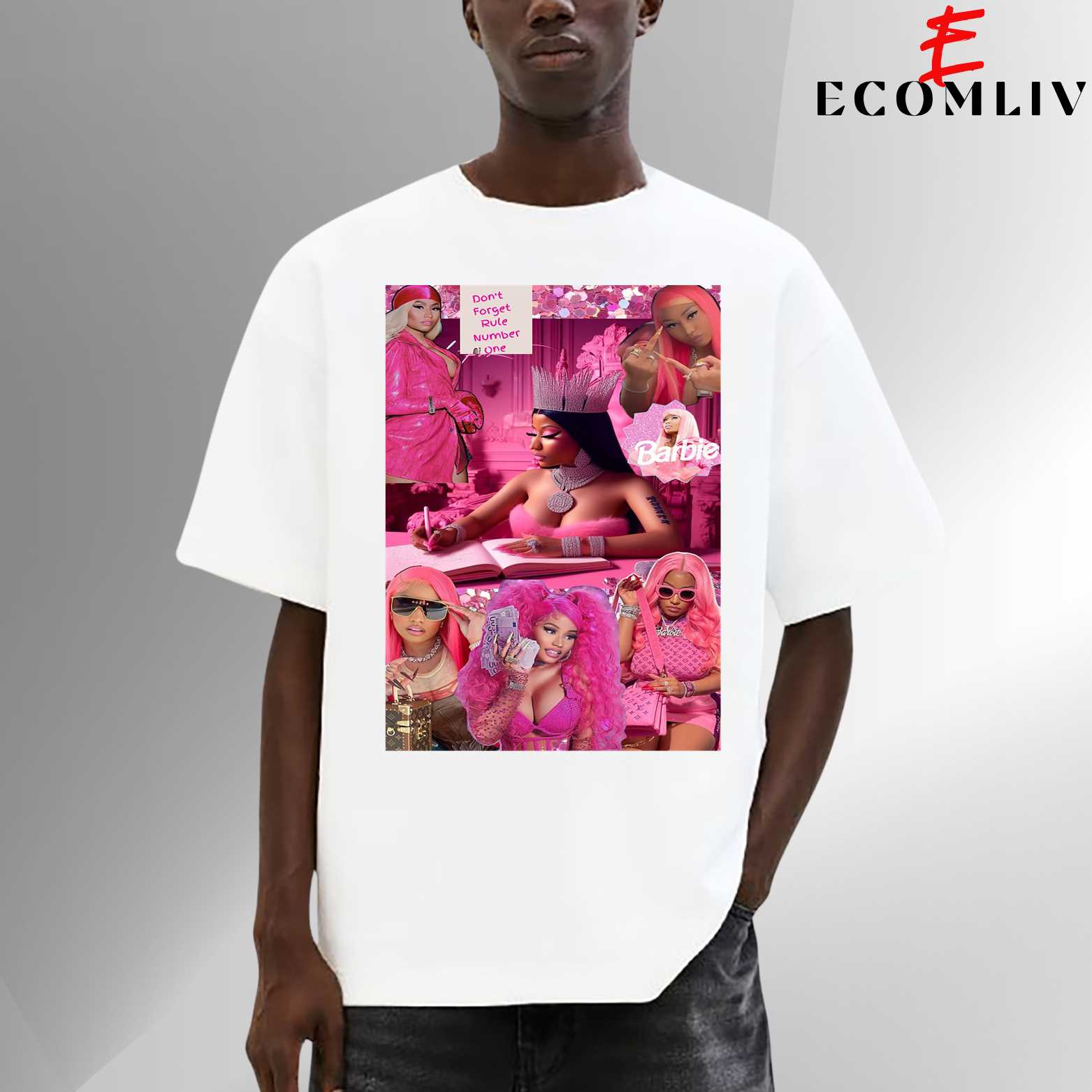 Nicki Minaj Minimalist Graphic Tee, Rap Queen T-Shirt, Hip Hop Urban Shirt